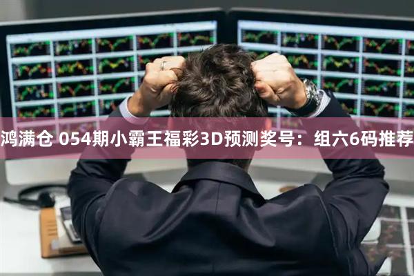 鸿满仓 054期小霸王福彩3D预测奖号：组六6码推荐