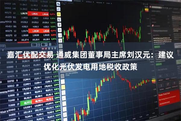 嘉汇优配交易 通威集团董事局主席刘汉元：建议优化光伏发电用地税收政策