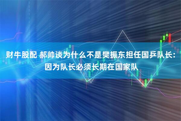 财牛股配 郝帅谈为什么不是樊振东担任国乒队长: 因为队长必须长期在国家队